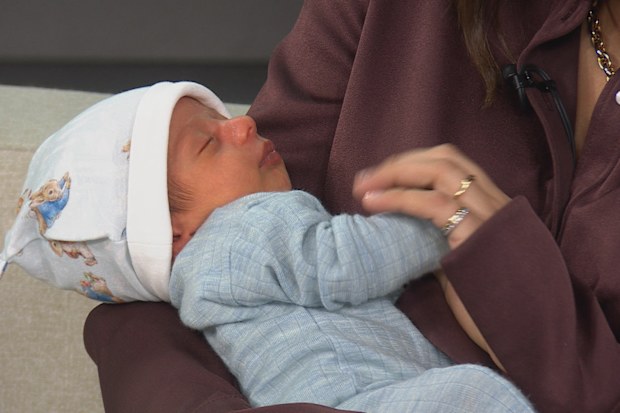 Sarah Abo introduces son Sonny on Today