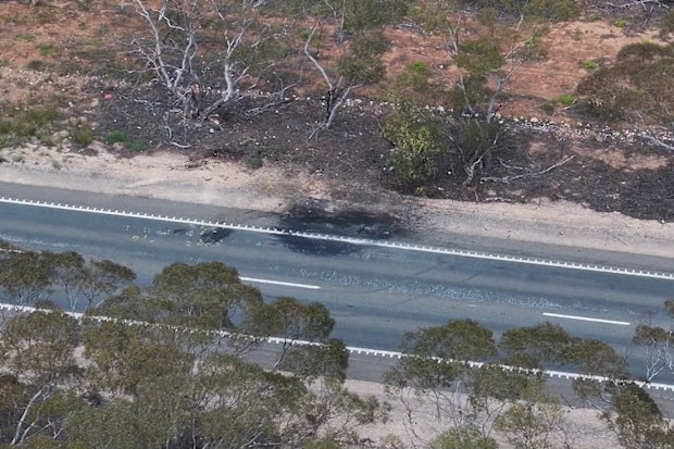 A Holden ute and sedan had crashed head-on at about 7.30pm on Sunday.