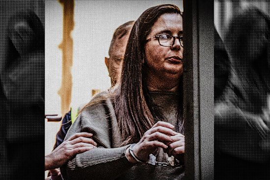 Erin Patterson outside court during her trial.