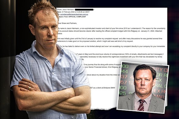 Jason Hermann the email and Kris Ridgway.