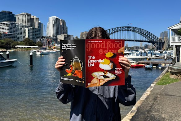 The Sydney Morning Herald Good Food Guide 2026 out in the wild. 