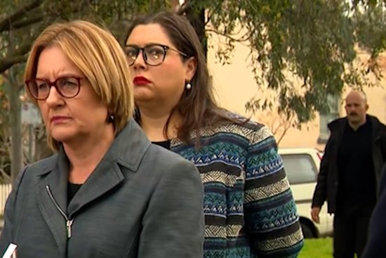 Thomas Sewell gatecrashed Premier Jacinta Allan’s press conference in the days after neo-Nazis led violent clashes at the March for Australia anti-immigration rallies they organised.