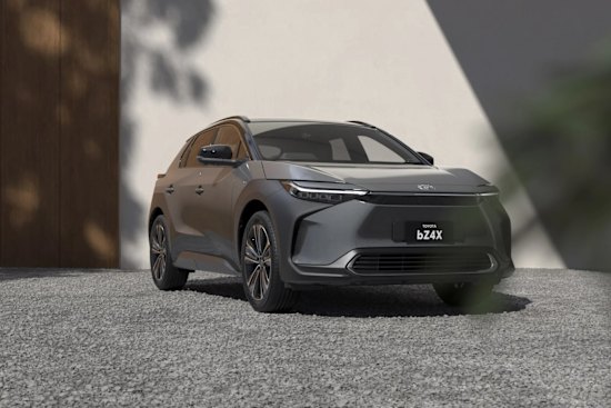 Pictured: The Toyota bZ4X.