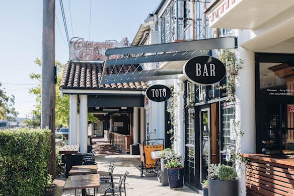 Bar Toto runs regular trivia and movie nights, readings and spoken word events. 