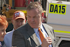 Pauline Hanson interrupts Mike Newman.