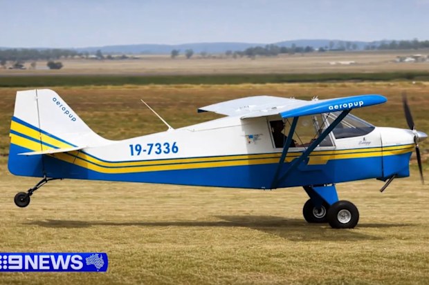 The 2012 ultralight was purchased by the men last month for $38,000 but crashed into a paddock minutes after take-off on their first flight.