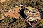 Police were called to the iconic “Mount Universe” property in Eschol Park on Wednesday after homeowners discovered the body with significant injuries.