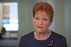 Pauline Hanson has apologised for offending people by saying Indigenous Australians were the “most primitive race on Earth” in a resurfaced podcast.