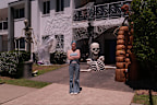 Fright night at Sarah Naylor-Liddell’s place brings a crowd.