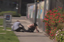 Police have been called to a One Nation event in Melbourne’s north, after a clash between a passer-by and volunteers.