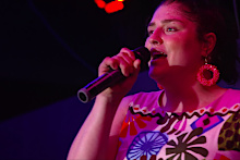 Wednesday night karaoke is a weekly routine for Bianca.