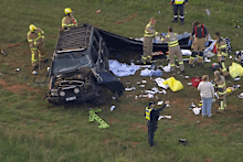 Six children were injured in the crash.