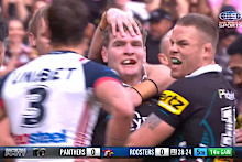 Liam Martin’s sledge was caught on camera.