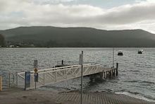 A man has been rushed to hospital following a shark attack in Tasmania’s south.