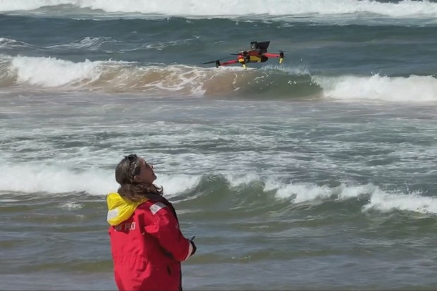 Drone operators will be scanning the water for any signs of shark activity.