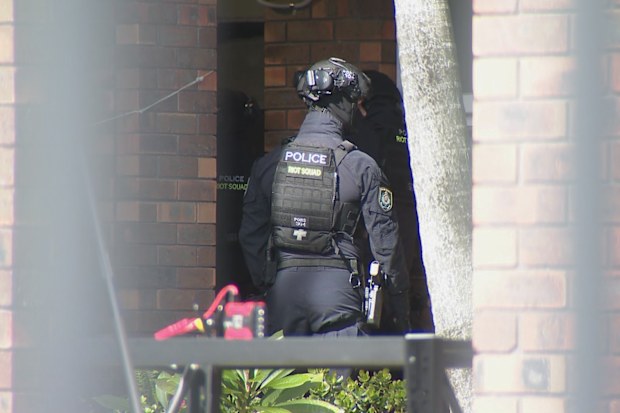 The man was arrested at a nearby unit complex shortly after.