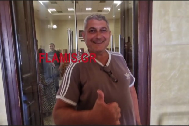 Dalamangas was seen smiling and giving a thumbs up outside court after his extradition to Australia was denied.