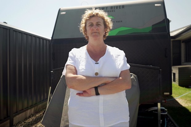 Deanne is living in a caravan as she can’t get into her new house.