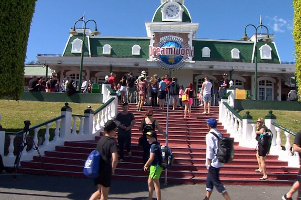 Dreamworld used to draw crowds. Picture: 9NEWS