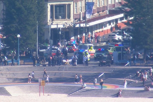 A woman is in a critical condition after being bitten by a shark at Sydney's Eastern Beaches today.