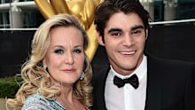 Actor RJ Mitte and his mother Dyna Mitte.