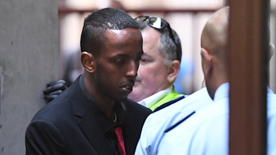 Ali Khalif Shire Ali arrives at the Supreme Court on Thursday.