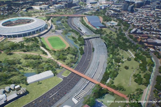 A new masterplan for Victoria Park reveals pedestrian bridges, wetlands and public spaces designed to become the Brisbane 2032 Olympic Games’ lasting legacy, but key costings remain unknown as public consultation begins.