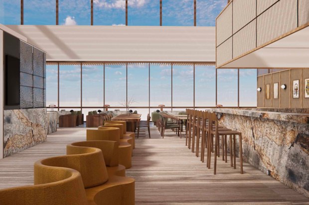 The Rayleigh Lounge at Western Sydney Airport