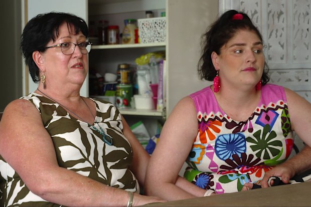 Bianca with her mum Lee.