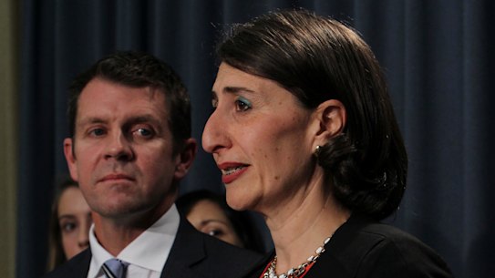 Gladys Berejiklian did not contest the leadership, leaving the field open for Mike Baird.