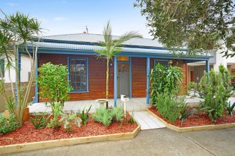 A first-home buyer outbid an investor for the keys to this Kogarah house. 