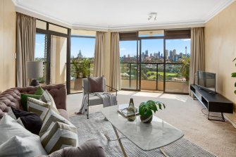 The two-bedroom apartment in Edgecliff’s Eastpoint tower sold for $3 million.