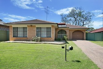 A three-bedroom Cranebrook house on about 600 square metres sold for $800,000 last month.
