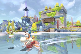 Riding Plessie is a fun way to travel from island to island, and he always manages to surface at just the right spot for a speedy getaway.