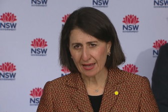 NSW Premier Gladys Berejiklian on Thursday.