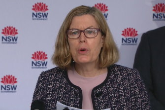 NSW Chief Health Officer Kerry Chant on Thursday.