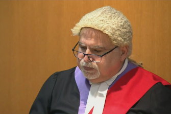 The late NSW District Court judge, Peter Zahra.