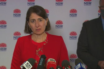 NSW Premier Gladys Berejiklian says that from Friday businesses will revert to the two-square metre rule both indoors and outdoors.