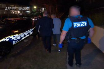 The Australian Federal Police-led operation arrested hundreds of alleged organised crime members nationwide.