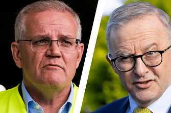Scott Morrison and Anthony Albanese.
