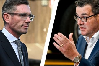United front: Dominic Perrottet and Daniel Andrews will push for healthcare changes together.