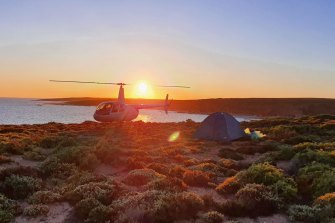 Sunrise at the Franklin Islands in Nuyts Archipelago, South Australia, wher<em></em>e greater stick-nest rats were translocated from to Western Australia