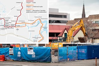 計劃中的第二階段擴建將連接 Parramatta 與 Melrose Park、Wentworth Point 和Olympic Park。