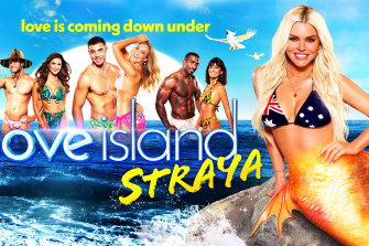 Stay classy, Straya: Promotional material for Love Island Australia, featuring Sophie Monk as a mermaid. 