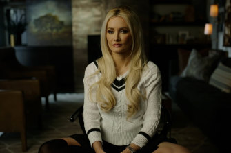 Holly Madison was one of Hugh Hefner’s girlfriends for eight years from 2001,  described her first night with him as “traumatic” in an interview for the documentary Secrets of Playboy. 