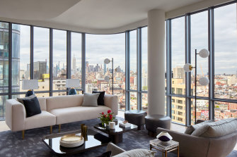 Djokovic bought two apartments at 565 Broome Soho, which offer stunning views of the New York skyline. 