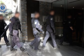 Taskforce Erebus has raided homes across NSW this week.