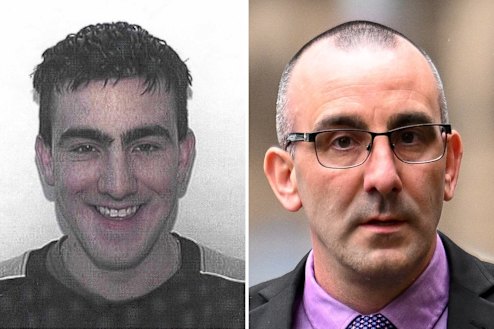 Then and now: A young Jason Roberts (left) and in September last year.