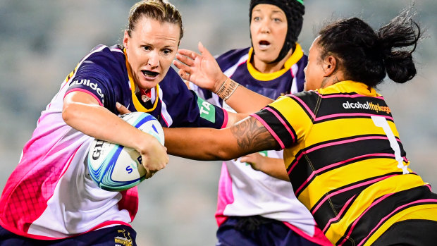 Brumbies skipper Shellie Milward will play her first Test in four years on Saturday. 