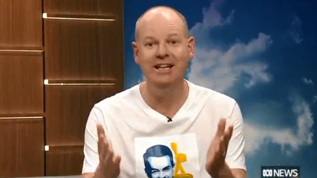 Tom Gleeson is trolling the Logies with #Denyer4Gold.